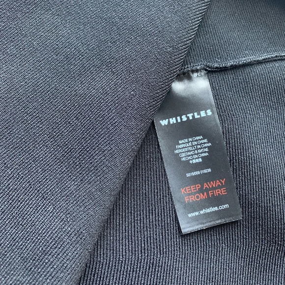 [Whistles] Black flippy skirt - Picture 3 of 3